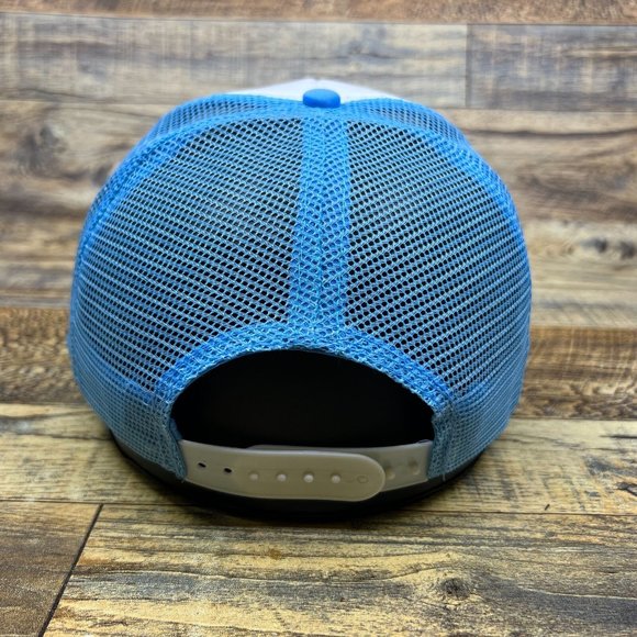 Pink Floyd World Tour 1973 Mens Trucker Hat Blue Snapback Psychedelic Space-Rock - Picture 5 of 8